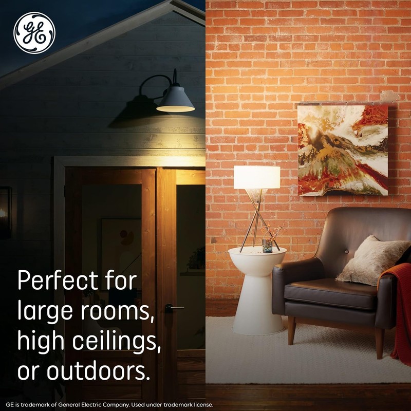 GE Ultra Bright LED Light Bulbs, 100W, Daylight Candle Lights,
