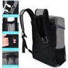 BAGLHER Lightweight Insulated Cooler Backpack - 30 Cans, Leak-Proof for