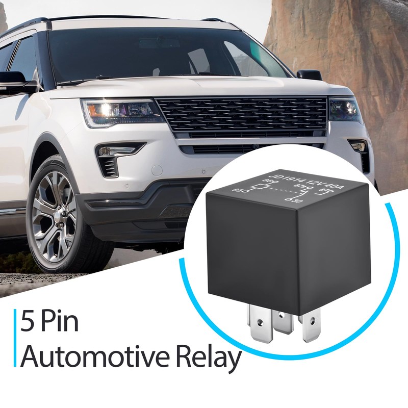 5 Pin Automotive Relay 40A 12VDC Replace F0AB-14B192-AA FOAB-14B192-AA Compatible