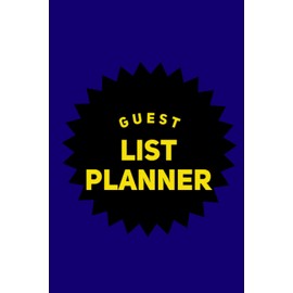 Guest List Planner: Track Your Guests For Weddings, Birthdays, Baby Showers, Engagement Party | Guest Tracker For Events