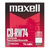 Maxell(R) CD-RW, 650MB/74 Minutes, 1x-4x, Pack of 3