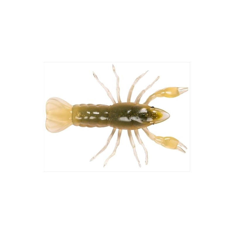 2.8” Crawfish Unrigged-Yellow/Pumpkin