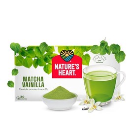 Nature's Heart 7502252484421 Te Matcha Vanilla, Matcha, vainilla, 30 gramos