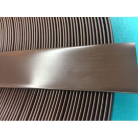 1.5" x 10' Vinyl Outdoor Patio Lawn Furniture Repair Strap Strapping - Dark Brown