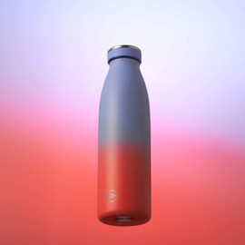 GH Bottle, Stainless Steel, 500 ml, Lilac Ruby Reusable Vacuum Metal Thermos Flask, Water Bottle, Leak-Proof Insulated Thermos Flask, BPA-Free Insulated Flask for Sports, Office