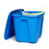 HOMZ 18 Gallon Medium Standard Stackable Plastic Storage Container Bin