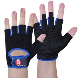 BORN TO WIN Weight Lifting Gloves for Men & Women – Comfortable Leather Gym Gloves with Wrist Support – Durable Grip Gloves for Weight Training, Fitness & Weightlifting Cycling Gloves