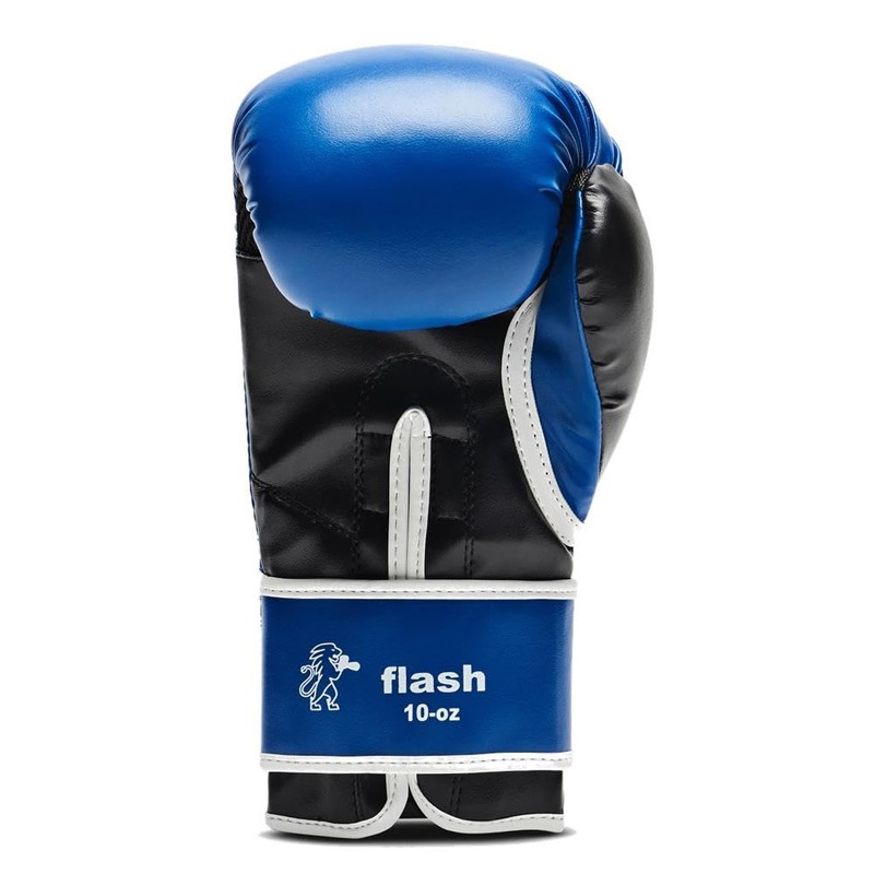 LEONE 1947, Junior Flash Unisex Child Boxing Gloves Blue 4