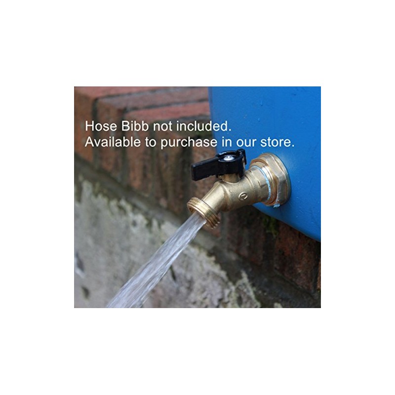 RAINPAL BBF010RH Brass Bulkhead Tank Fitting (Female 3/4" Straight Pipe