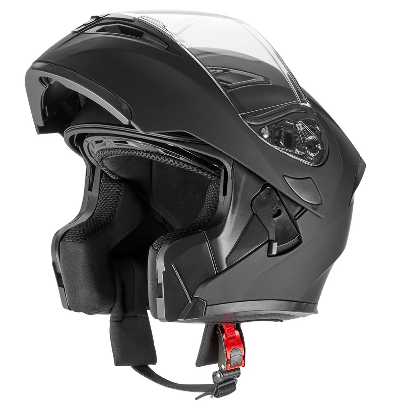 Rapido Boutique Collection Snowmobile Motorcycle Dual Visor Flip Up Modular