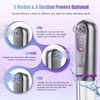 MMonDod Blackhead Remover Vacuum, 5 Probes Pore Sucker, 3 Modes,Grey