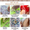 Diamond Painting Coasters, DINGHENG 7 Pieces Diamond Art Hexagonal Coaster