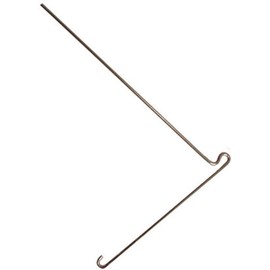 Open Eye Spinnerbait Wire Form 1/16, 1/8,1/4, 3/8,1/2, 5/8 oz 50 Pack for DIY Fishing Lures Wire Forms (Spinner Bait R Eye Wire Form, RW-29 50 Pack)