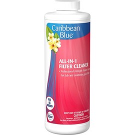 Caribbean Blue All-in-1 Filter Cleaner for Swimming Pools, Spas, and Hot Tubs