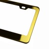 KA T304 Stainless Steel 8K Polish Gold Chrome License Plate