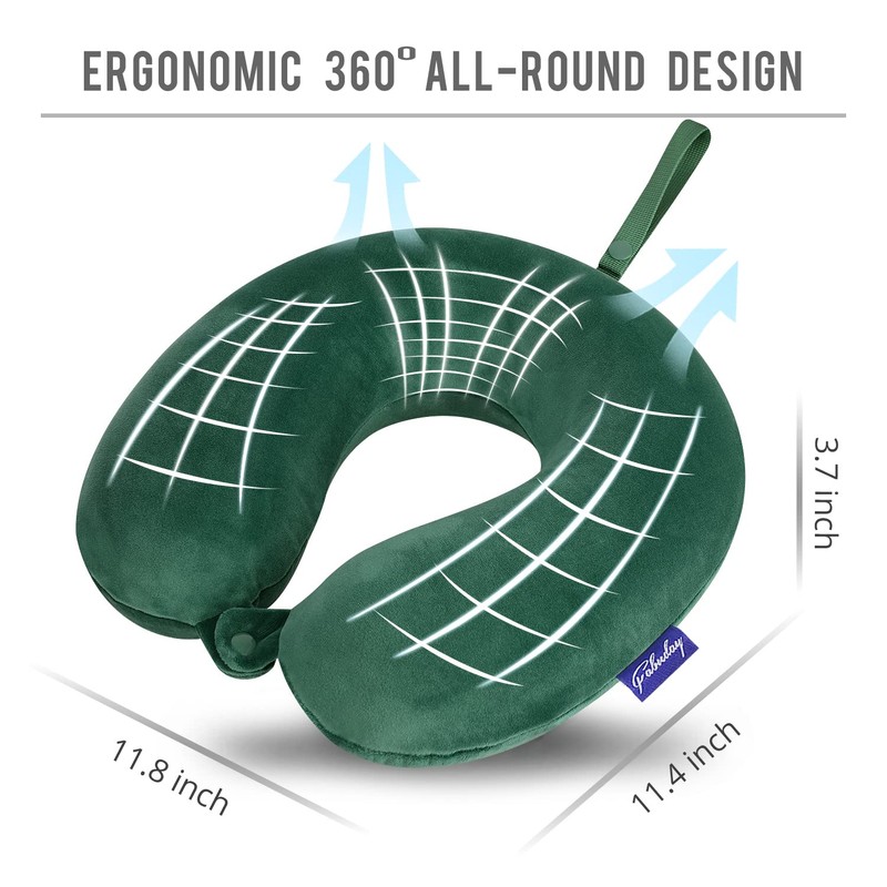 Neck Pillow for Travel Memory Foam - Travel Pillows for