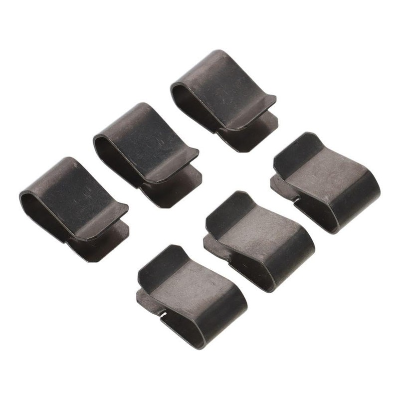 SHUATI 20pcs 20pcs U-Type Clip,21.4mm x 12mm Stainless Steel Spring