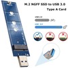 JIEYUCHU M.2 to USB3.0 Adapter, SATA SSD to USB 3.0