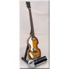 PAUL McCARTNEY Miniature Bass Hofner Beatles w/Guitar Pick