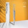 STALEKS PRO Professional False Eyelash Tweezers Curved Eyelash Extension Mega