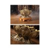 Gold Metal Bowl Incense Burner Zinc Alloy Incense Cone Burner