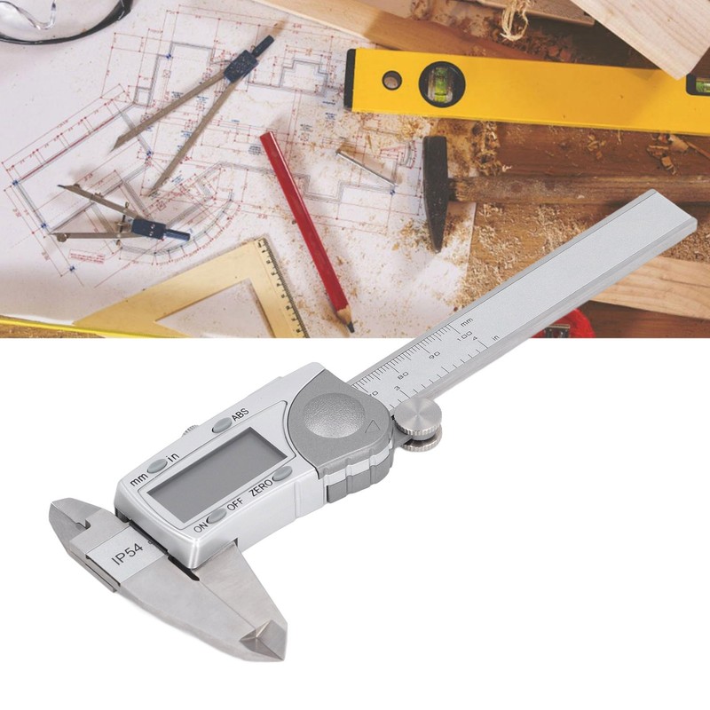 Digital Caliper Measuring Tool Industrial Electronic IP54 Waterproof 0‑100mm Range