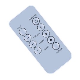 ZWP Replacement Remote Control Compatible for Altec Lansing VS4221 Powered Audio Speakers