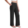 DLOODA Wide Leg Yoga Pants Women Elastic High Waisted Lounge