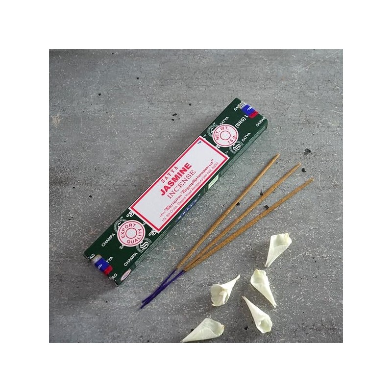 Satya Nag Champa Jasmine 100% Natural incense Sticks | 3