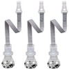 Pack of 3 nip Dummy Straps with Hooks, Pack of