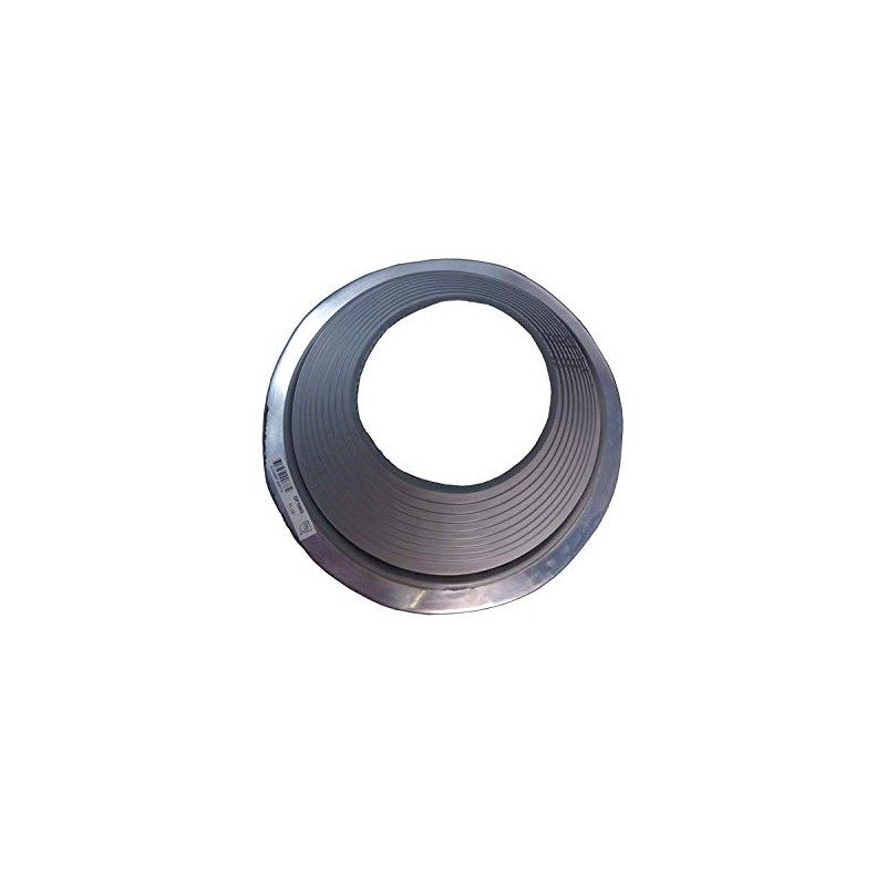 Dektite #6 Gray EPDM Metal Roof Pipe Flashing, Round Base,