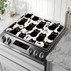 Stove Top Covers for Electric Stove,Cute Black Cat Fish Heat