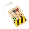 Light Switch Sensory Board Electric Wooden LED Early Education Color