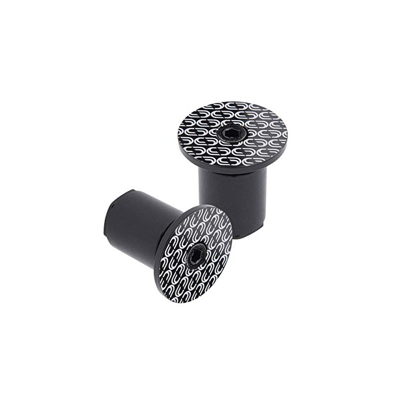 Deda Elementi Loop Bar-End Plugs, Black