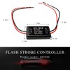 DXNQ 2 PCS LED Flash Strobe Controller, 12-24V DC Car