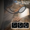 Neck Magnifier Hands Free with Light, 10X 5.2 Large Magnifying