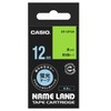 カシオ ラベルライター ネームランド テープ 12mm XR-12FGN 蛍光緑