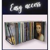 Record-Happy CD Storage Rack Organizer Stand - Compact Disc Holder