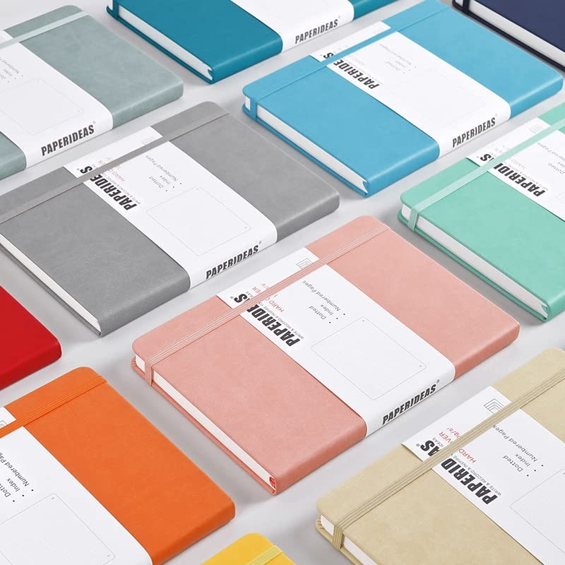 PAPERIDEAS Notebook A5 Hardcover (Dot, Orange)
