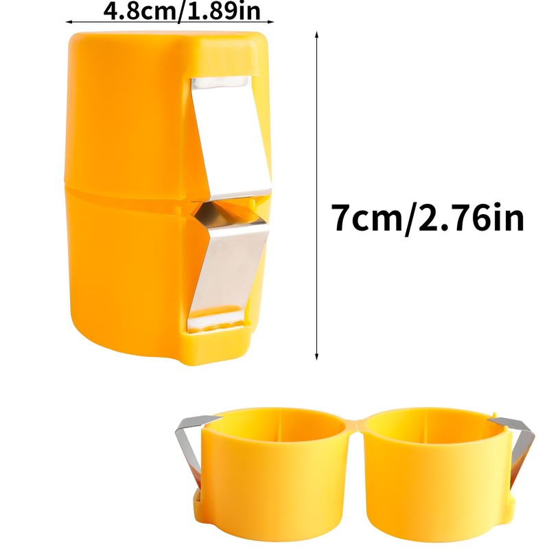 Zolunu Egg Shell Opener 2 Pcs Egg Topper Cutter Tool