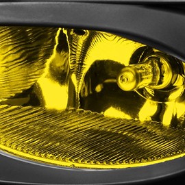 DNA Motoring FL-ZTL-164-AM - Luz antiniebla para Parachoques Delantero y Lado del Pasajero para Mejorar la Visibilidad [Compatible con Honda Civic Sed