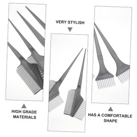 Baluue Hair Coloring Brush Set 8pcs Hair Dye Brush for Salon Home Flexible Stiff Bristles Easy to Use Clean