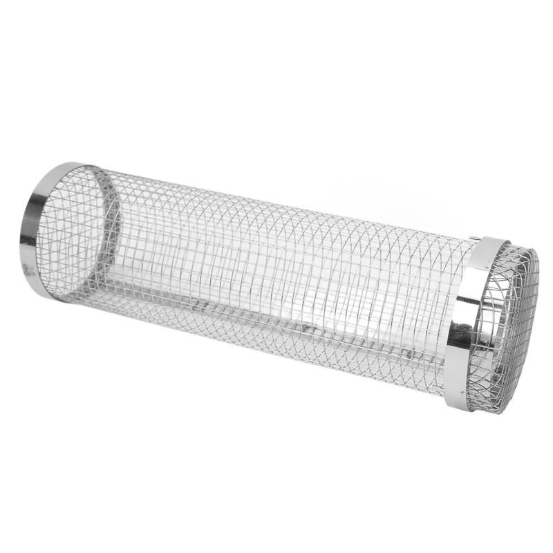 BBQ Net Tube Rolling Grilling Basket Stainless Steel Wire Mesh
