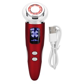 Color Light Skin Rejuvenation Machine Ion Skin Cleaning Serum Import Beauty InstrumentRose Red