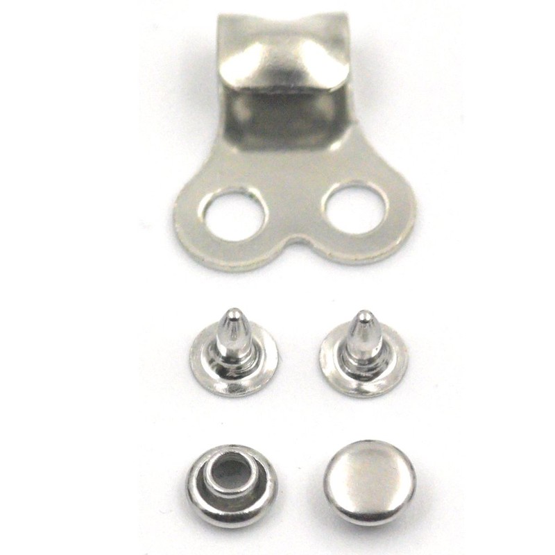 Bluemoona 20 Sets - Boot Hooks Lace Fitting With Rivet