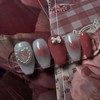 Shy Pink Cheek Nail Tips - Almond / 부끄부끄 핑크