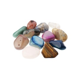 NKlaus 300 g Tumbled Stones Multi Mix 35-40 mm Healing Stones Gemstones Gemstone Decoration 14704