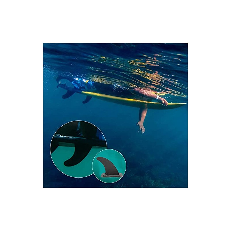 Detachable Board Fin, PVC Single Center Fin with Fin Dock