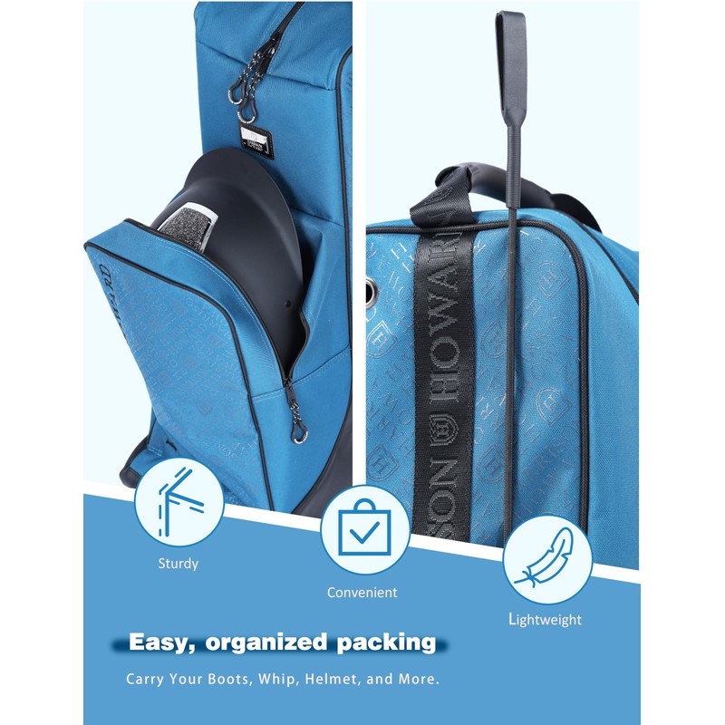 Harrison Howard Tall Boot Bag Equestrian Boot Travel Bag for
