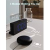 ROCAM Loud Alarm Clock with Bed Shaker for Heavy Sleepers,